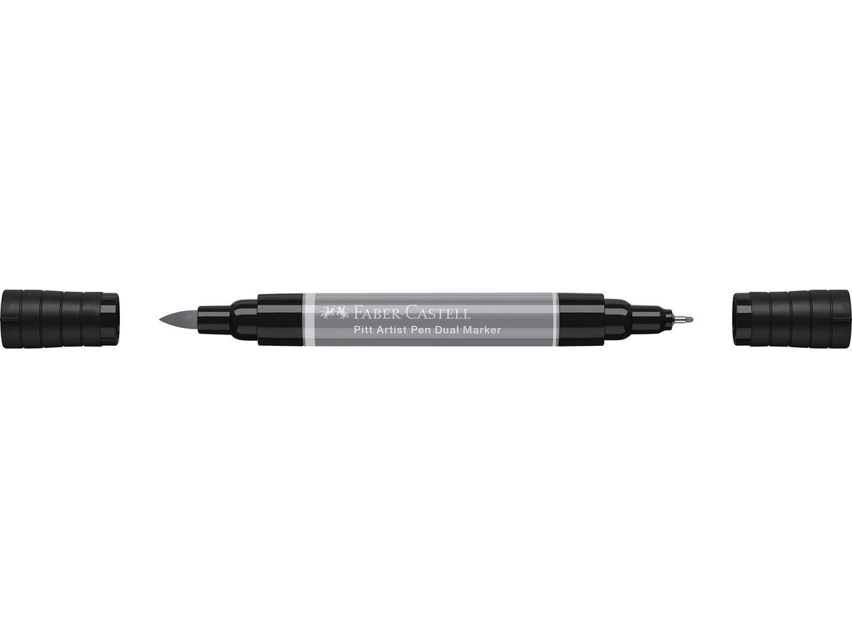 FABER-CASTELL PITT ARTIST PEN DUAL MARKER 232 KALTGRAU III 2
