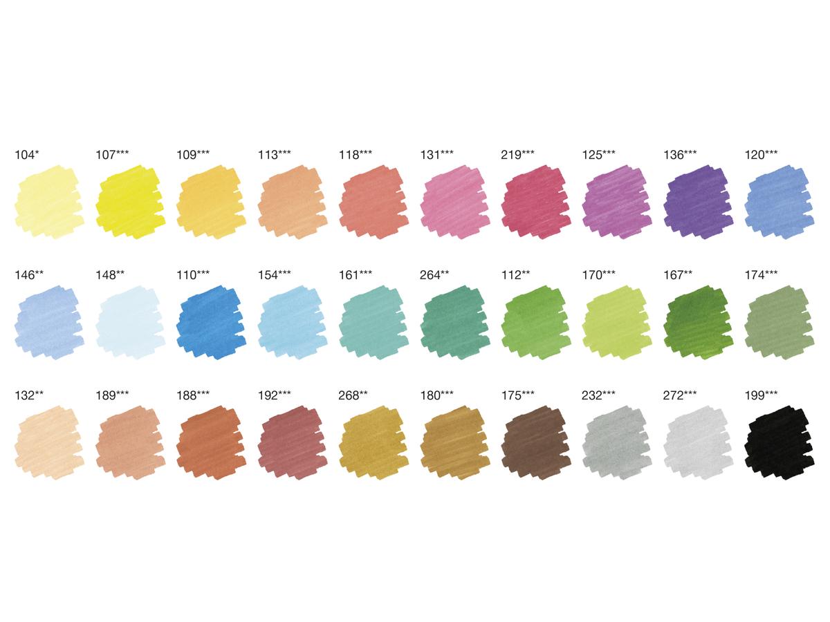 FABER-CASTELL PITT ARTIST PEN DUAL MARKER SET 30 STÜCK 3