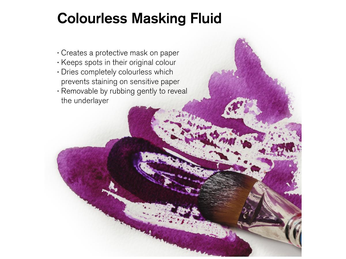 WINSOR & NEWTON WATERCOLOUR COLOURLESS MASKING FLUID 75ML 2