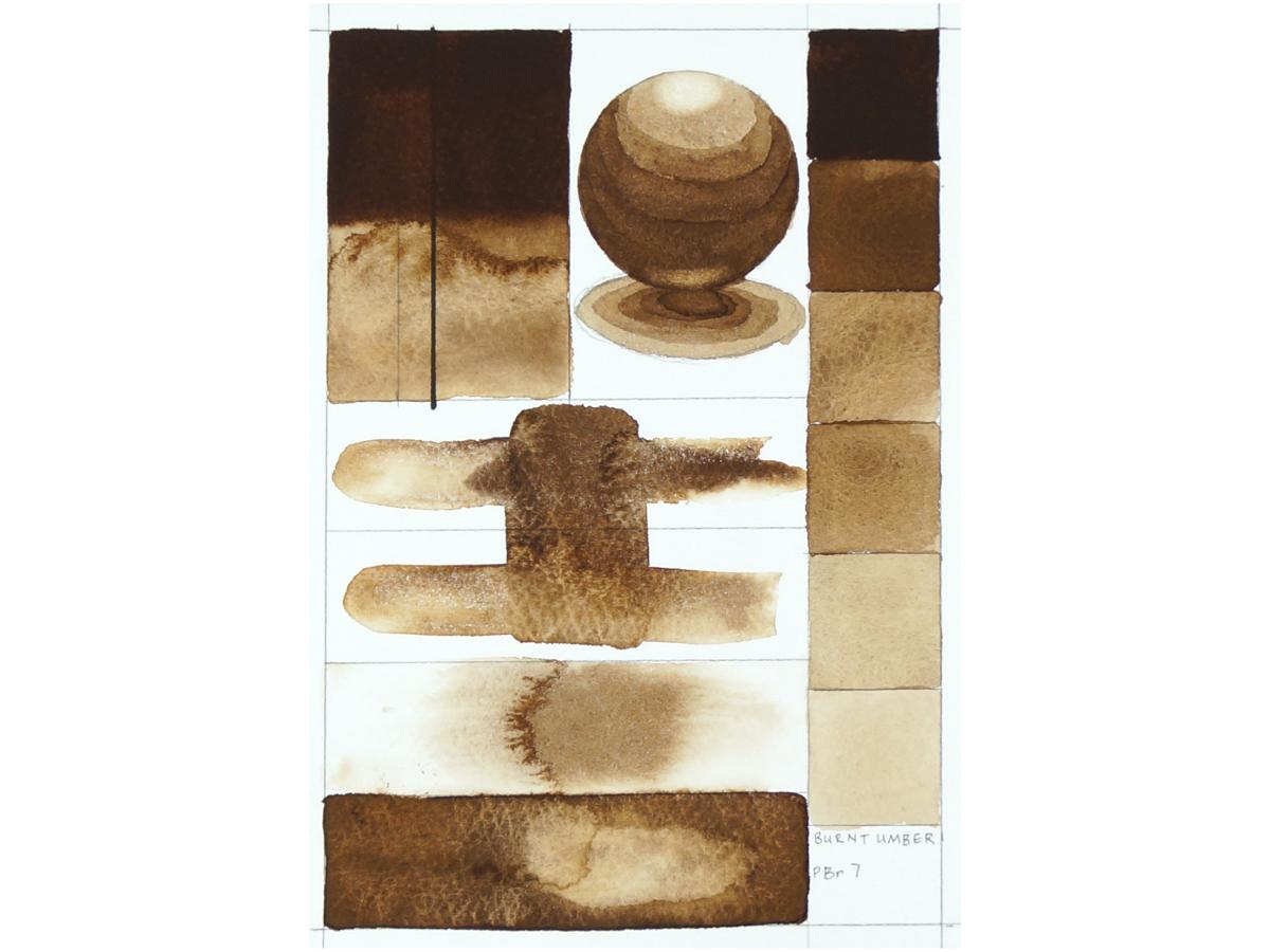 GOLDEN QOR WATERCOLOR 11ML SERIE 1 BURNT UMBER (NATUREL) 480 2