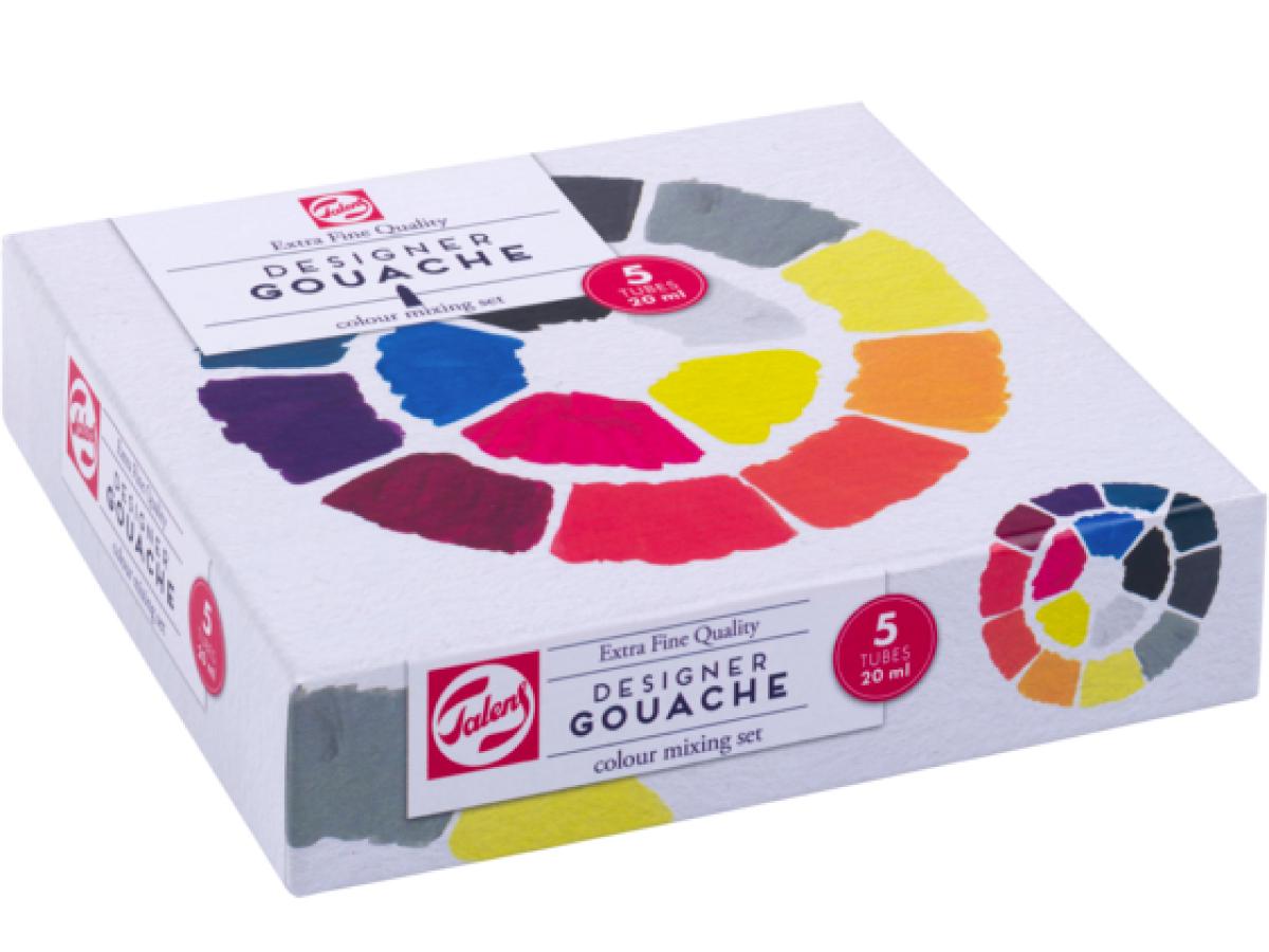 TALENS GOUACHE EXTRA FINE BASIC SET 5X20ML 2
