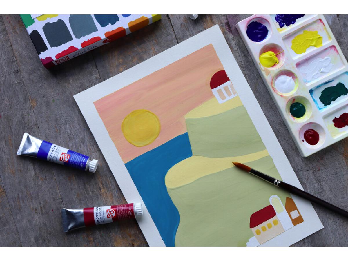 TALENS GOUACHE EXTRA FINE BASIC SET 5X20ML 4