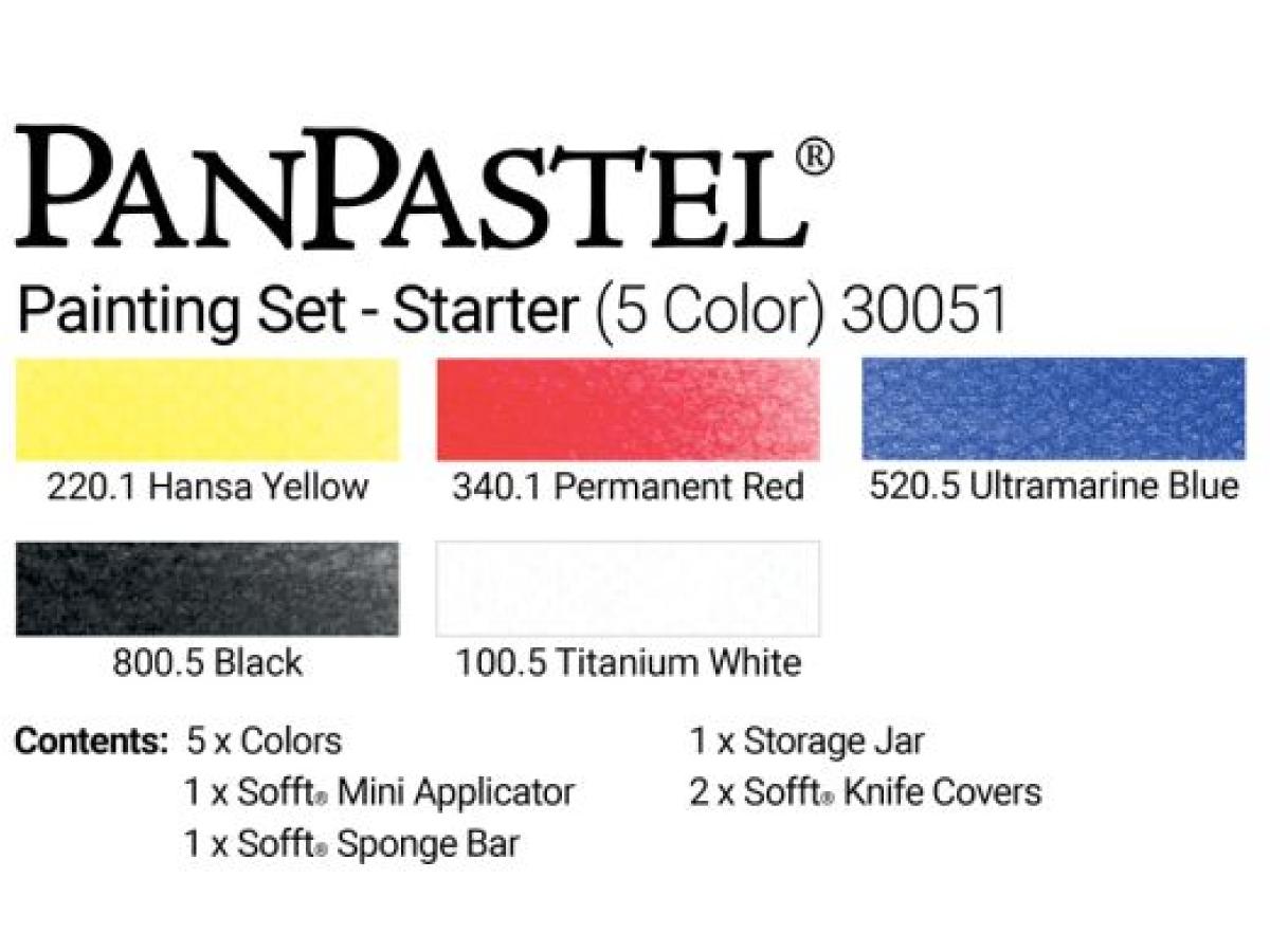 PANPASTEL SET PAINTING 5X 2
