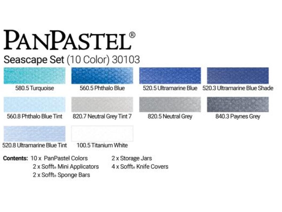 PANPASTEL SET SEASCAPE 10X 3