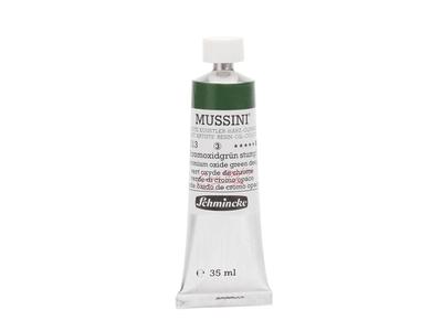 SCHMINCKE MUSSINI ÖLFARBE 513 35ML CHROMOXIDGRUN STUMPF 2