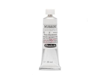 SCHMINCKE MUSSINI ÖLFARBE 103 35ML TITAN-DECKWEISS 2