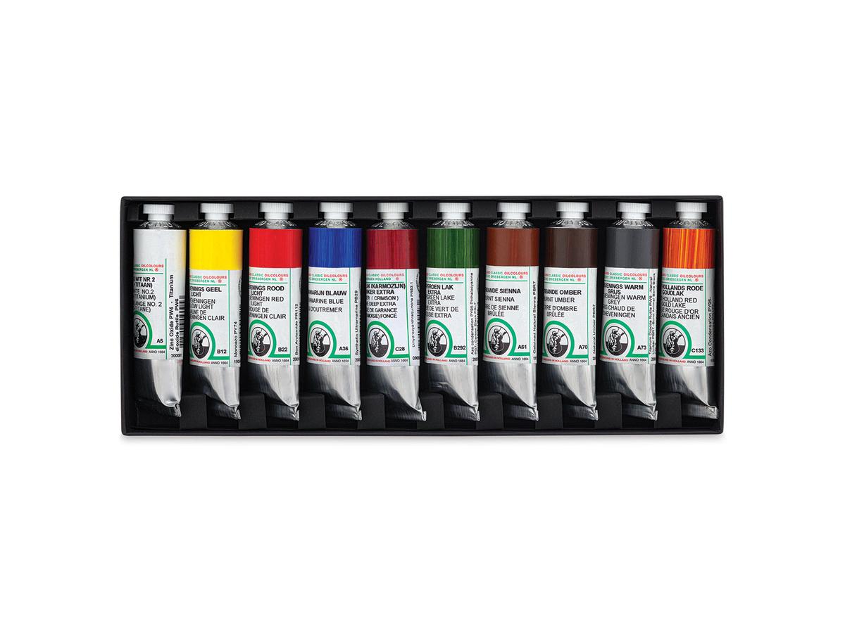 OLD HOLLAND ÖLFARBENSET 10X40ML KLASSIK 2
