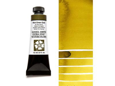 DANIEL SMITH S2 AQUARELLFARBE 15ML 099 RICH GREEN GOLD 2