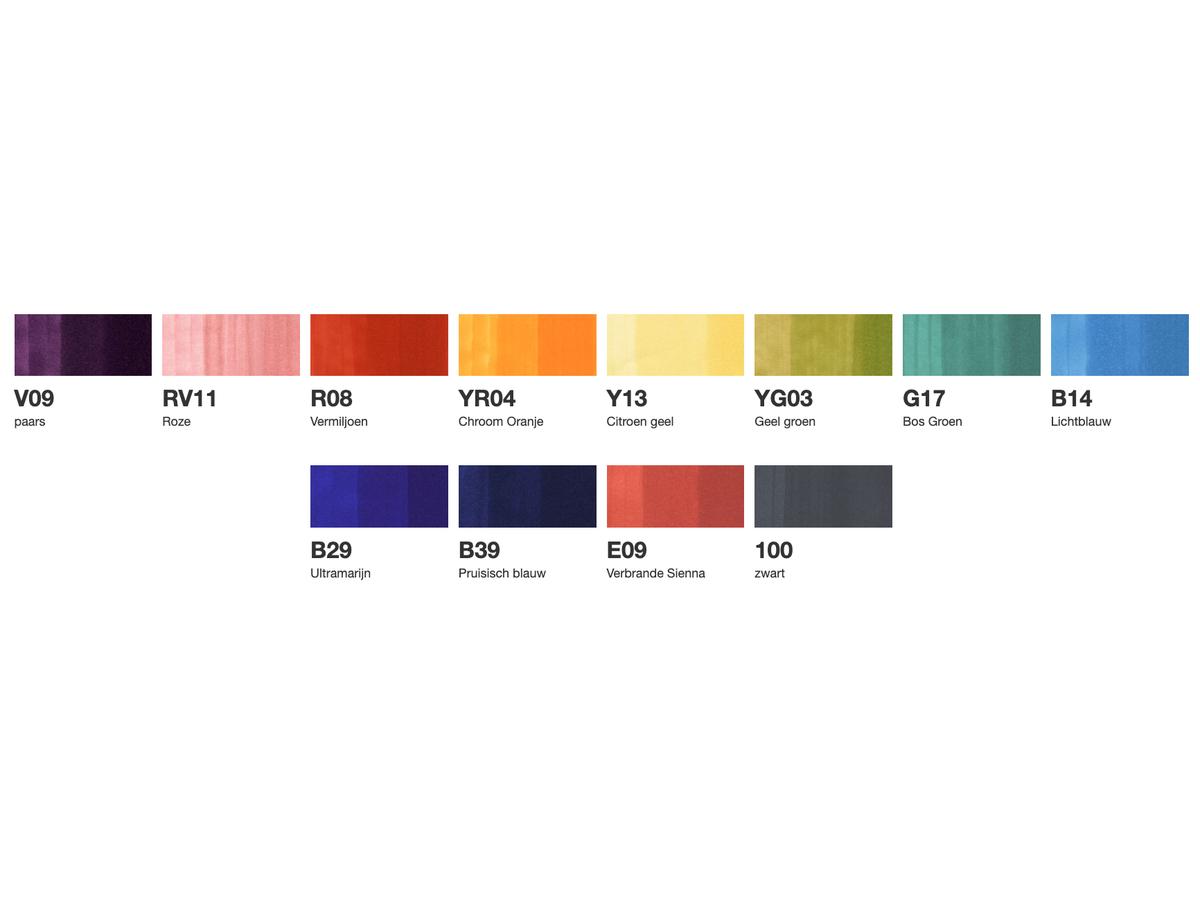 COPIC CLASSIC MARKERSET BASIS 12X 2