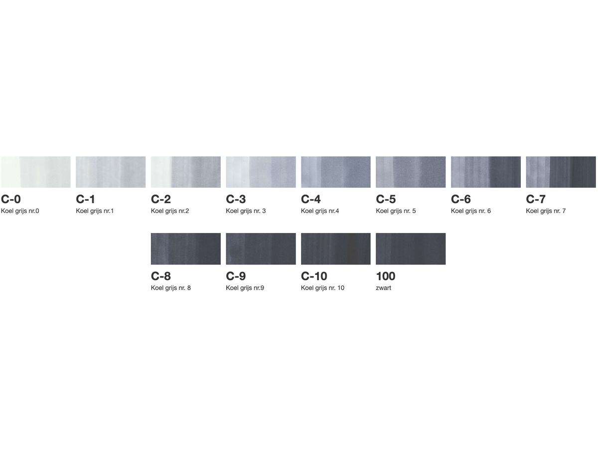 COPIC CLASSIC MARKERSET COOL GRAY 12X 2
