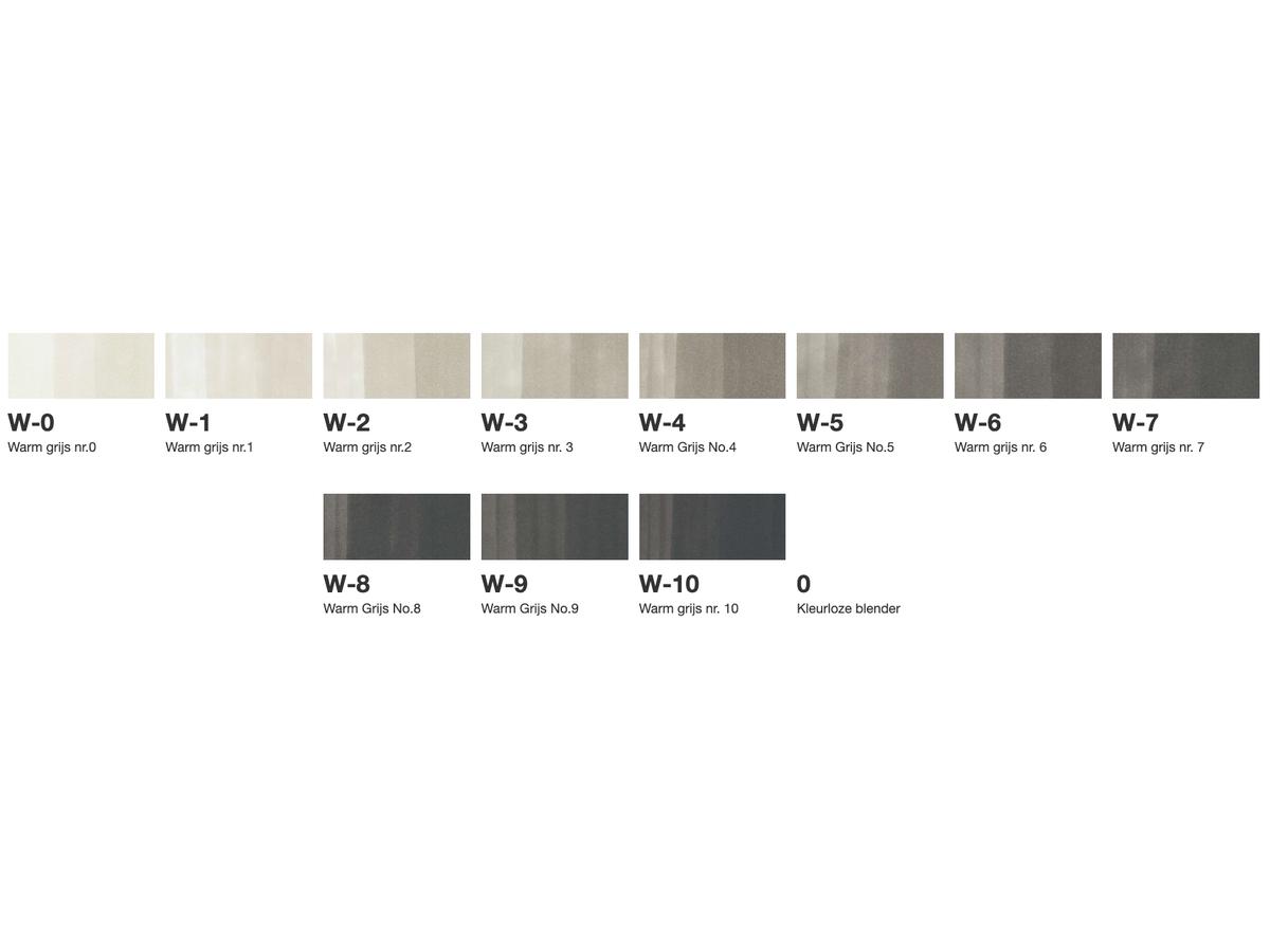 COPIC CLASSIC MARKERSET WARM GRAY 12X 2