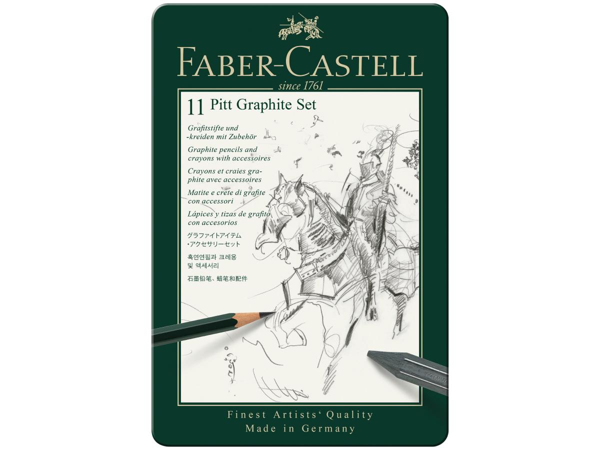 FABER CASTELL PITT GRAPHITE SET 11X 2