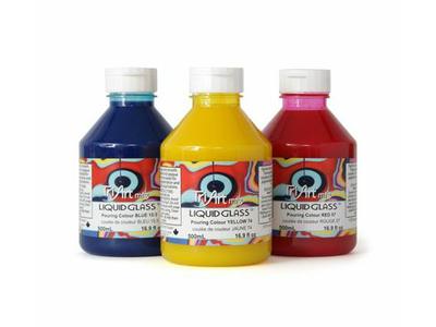 TRI-ART LIQUID GLASS 500ML YELLOW 2