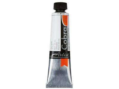 COBRA ARTIST WASSERVERMALBARE ÖLFARBE 40ML 104  ZINKWEISS 2