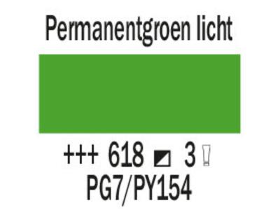 COBRA ARTIST WASSERVERMALBARE ÖLFARBE 40ML 618 PERMANENTGRÜN HELL 2