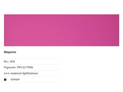 LASCAUX GOUACHE 309 85ML MAGENTA 2