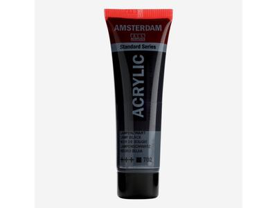 TALENS AMSTERDAM STANDARD 20ML 702 LAMPENSCHWARZ 2