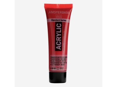 TALENS AMSTERDAM STANDARD 20ML 317 TRANSPARENTROT MITTEL 2
