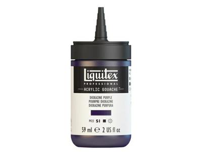 LIQUITEX ACRYLIC GOUACHE 59ML S1 186 DIOXAZINPURPUR 3