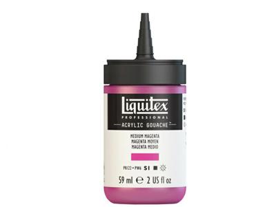 LIQUITEX ACRYLIC GOUACHE 59ML S1 500 MAGENTA MITTEL 3