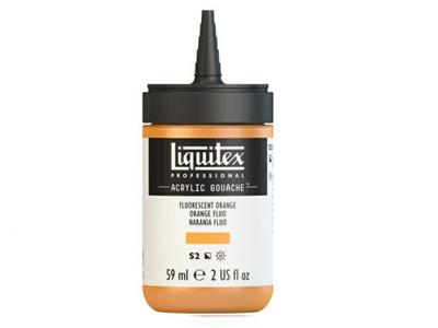LIQUITEX ACRYLIC GOUACHE 59ML S2 982 ORANGE FLUO 3