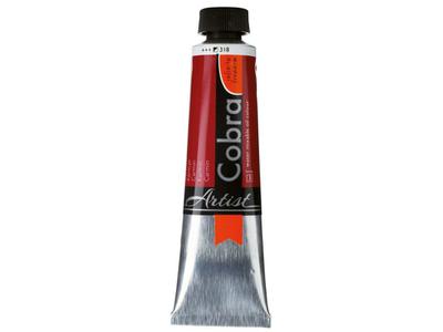 COBRA ARTIST WASSERVERMALBARE ÖLFARBE 40ML 318 KARMIN 3