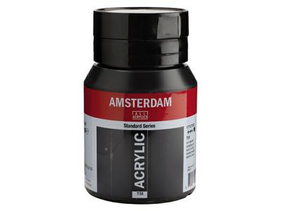 TALENS AMSTERDAM STANDARD ACRYL 500ML 735 OXIDSCHWARZ 2