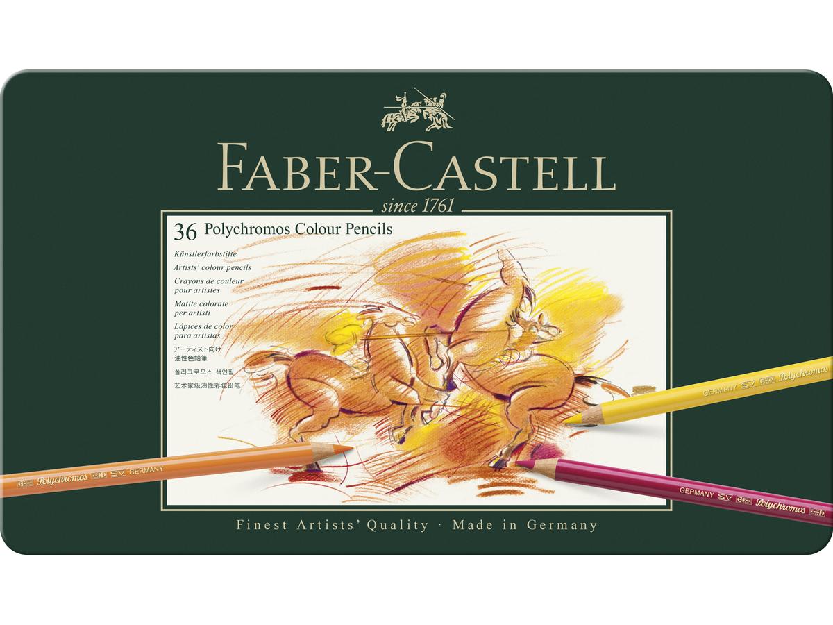 FABER-CASTELL POLYCHROMOS KÜNSTLER-FARBSTIFTE 36 FC-110036 3