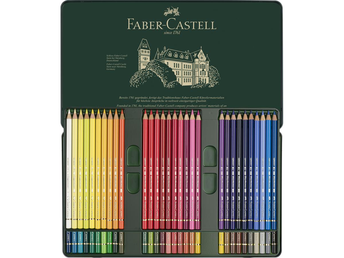 FABER-CASTELL POLYCHROMOS KÜNSTLER-FARBSTIFTE 60 FC-110060 2