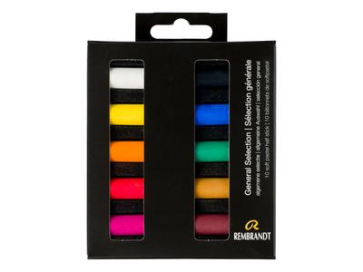 REMBRANDT SOFTPASTEL SET GENERAL SELECTION HALBE KREIDEN 10X 5