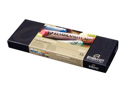 REMBRANDT SOFTPASTELL SET GANZ GENERAL SELECTION 15X 3