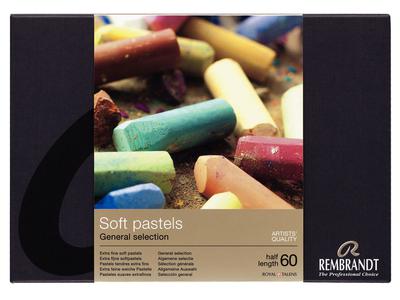 REMBRANDT SOFTPASTEL SET GENERAL SELECTION HALBE KREIDEN 60X 2