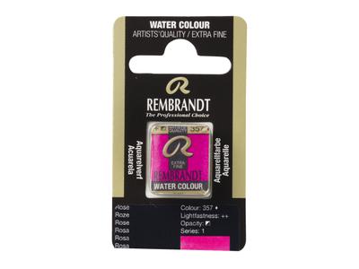 REMBRANDT AQUARELLFARBE 1/2 NÄPFCHEN S1 357 ROSA 2