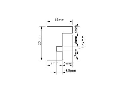 VAN BEEK WECHSELRAHMEN HOLZ BASIC BLANK 30X40CM 2