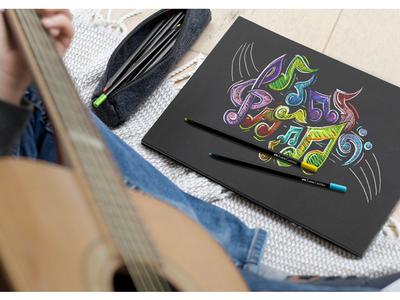 FABER-CASTELL BLACK EDITION  BUNTSTIFTE SET 12 TEILIG 3