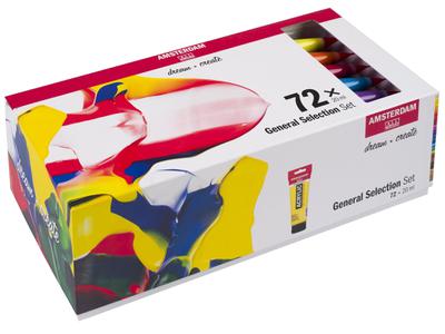 TALENS AMSTERDAM ACRYLFARBESET 72 X 20ML 2