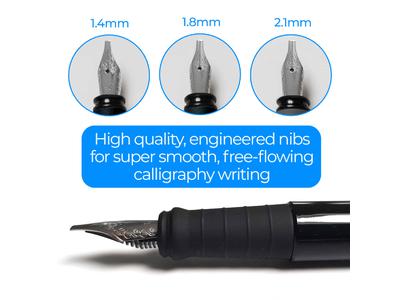 ZIELER KALLIGRAFIE PEN SET 3-TEILIG 1.0, 1.5 UND 2.0 MM 3