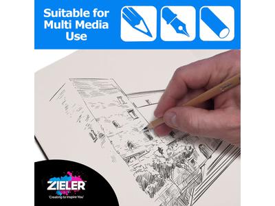 ZIELER MIXED MEDIA SKIZZIERBUCH A4 150GRAMM 3