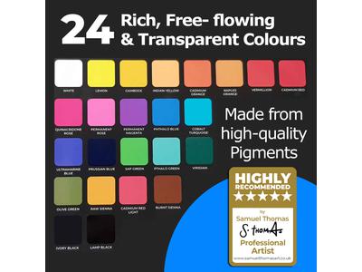 ZIELER COMPLETE WATERCOLOUR PAINTINGSET IN A CLEAR A3 CASE 3