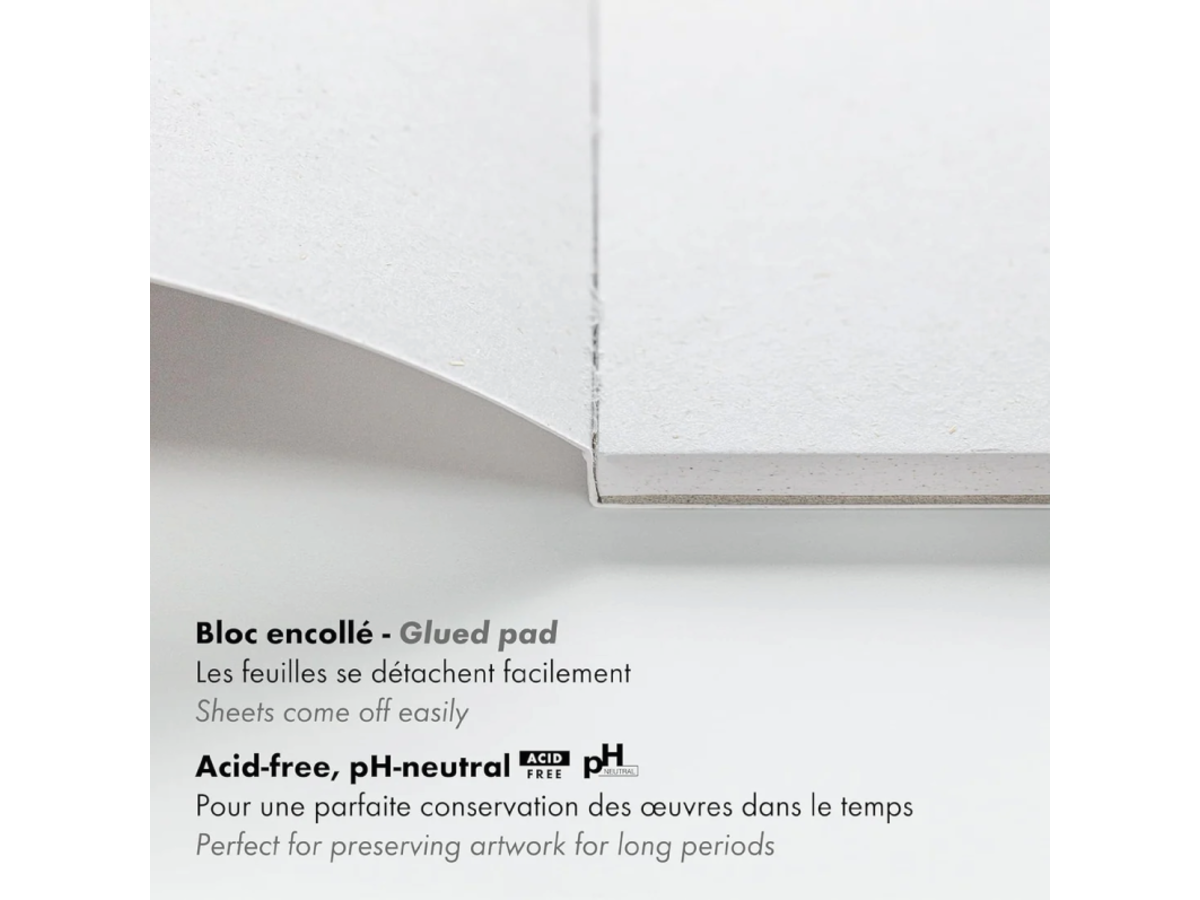 CLAIREFONTAINE PAINT ON MISCA  A4 250GRAM 15 BLATT BLOK 3
