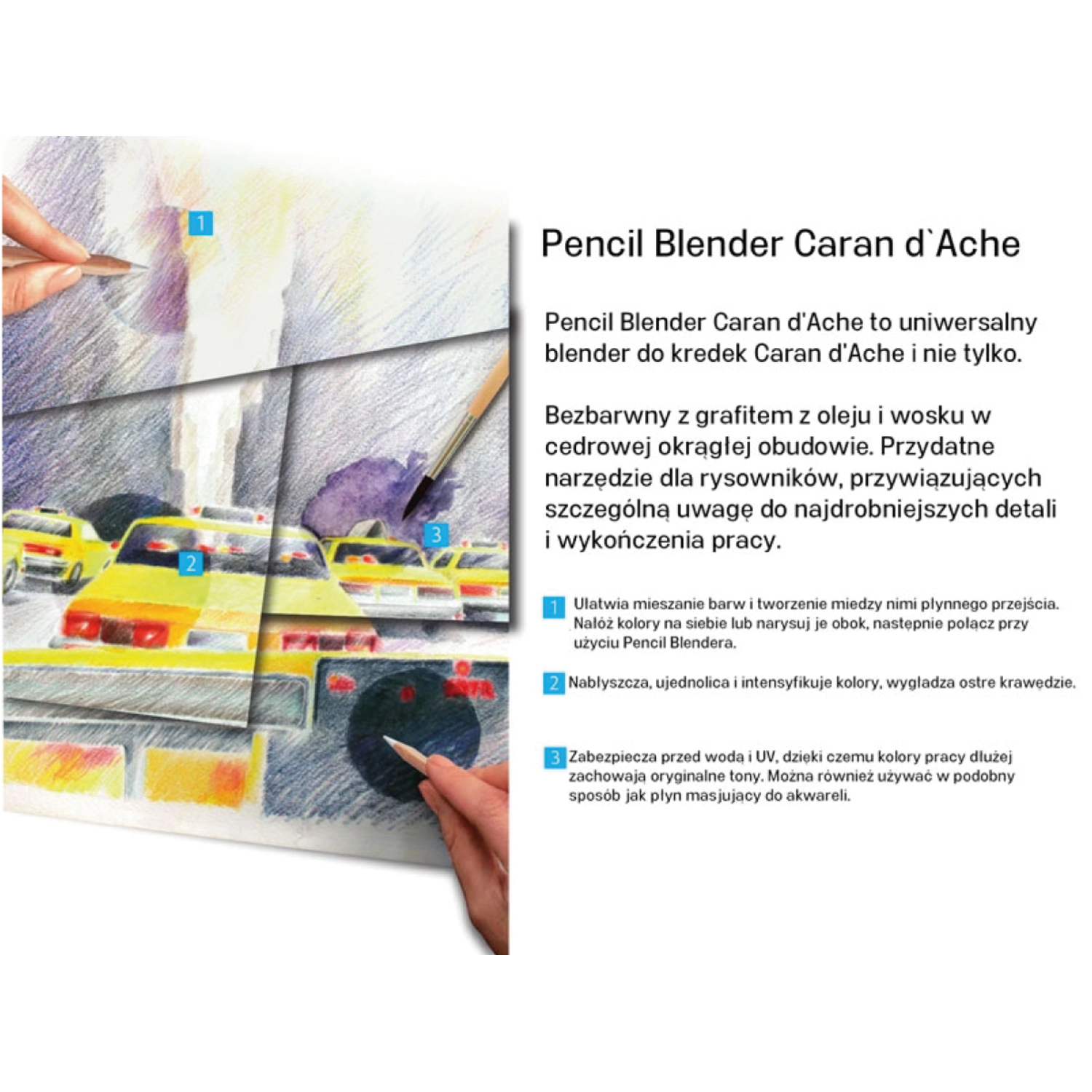 CARAN D'ACHE BUNTSTIFT BLENDER  3