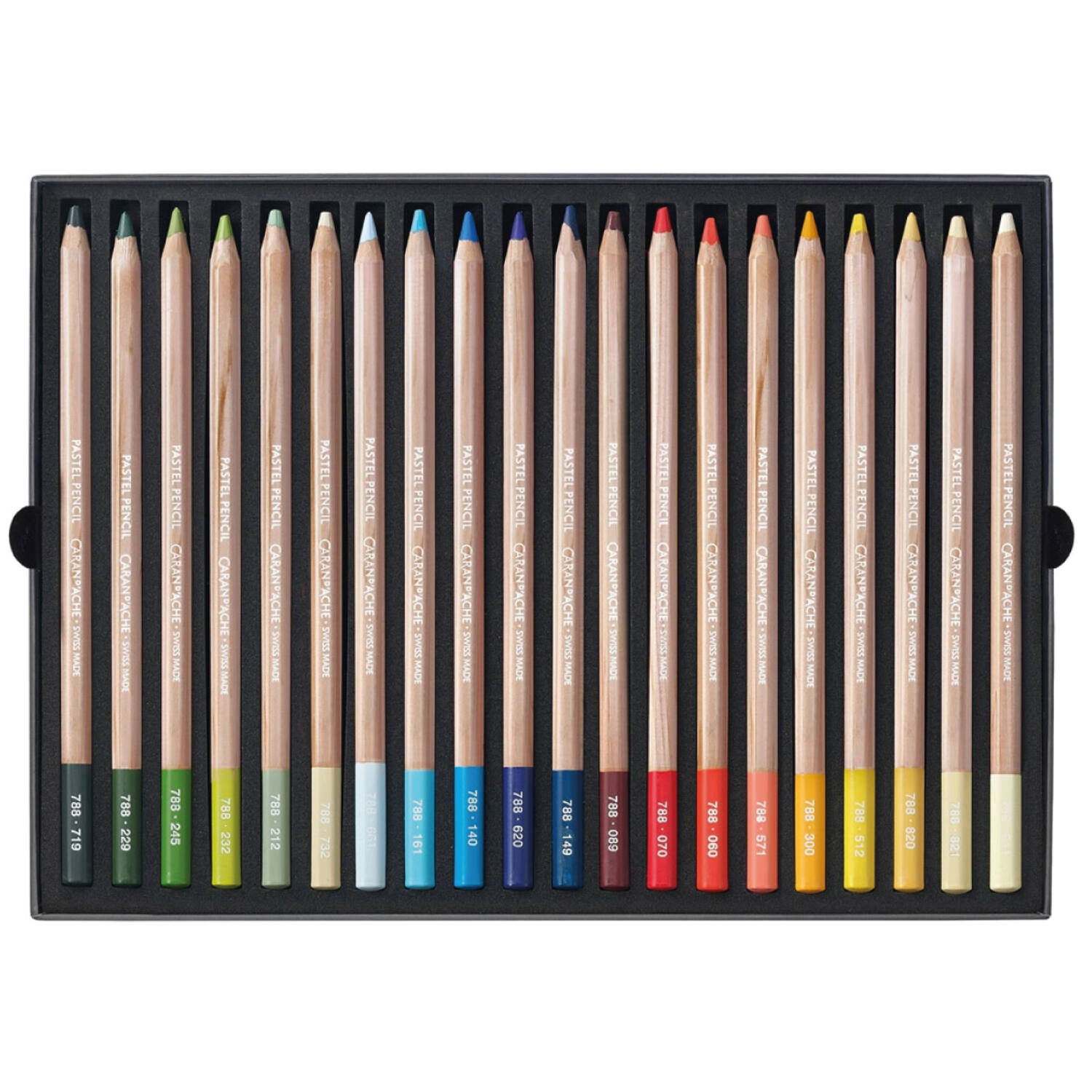 CARAN D'ACHE PASTEL PANCILS PASTELLSTIFTE SET 40X 3