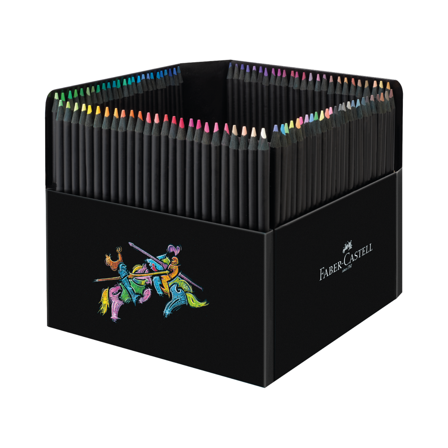 FABER-CASTELL BLACK EDITION KLEURPOTLODENSET 100X 2