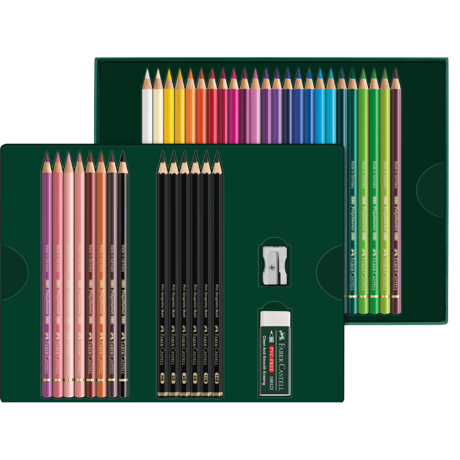 FABER-CASTELL POLYCHROMOS KÜNSTLER-FARBSTIFTE 40 STÜCK 2