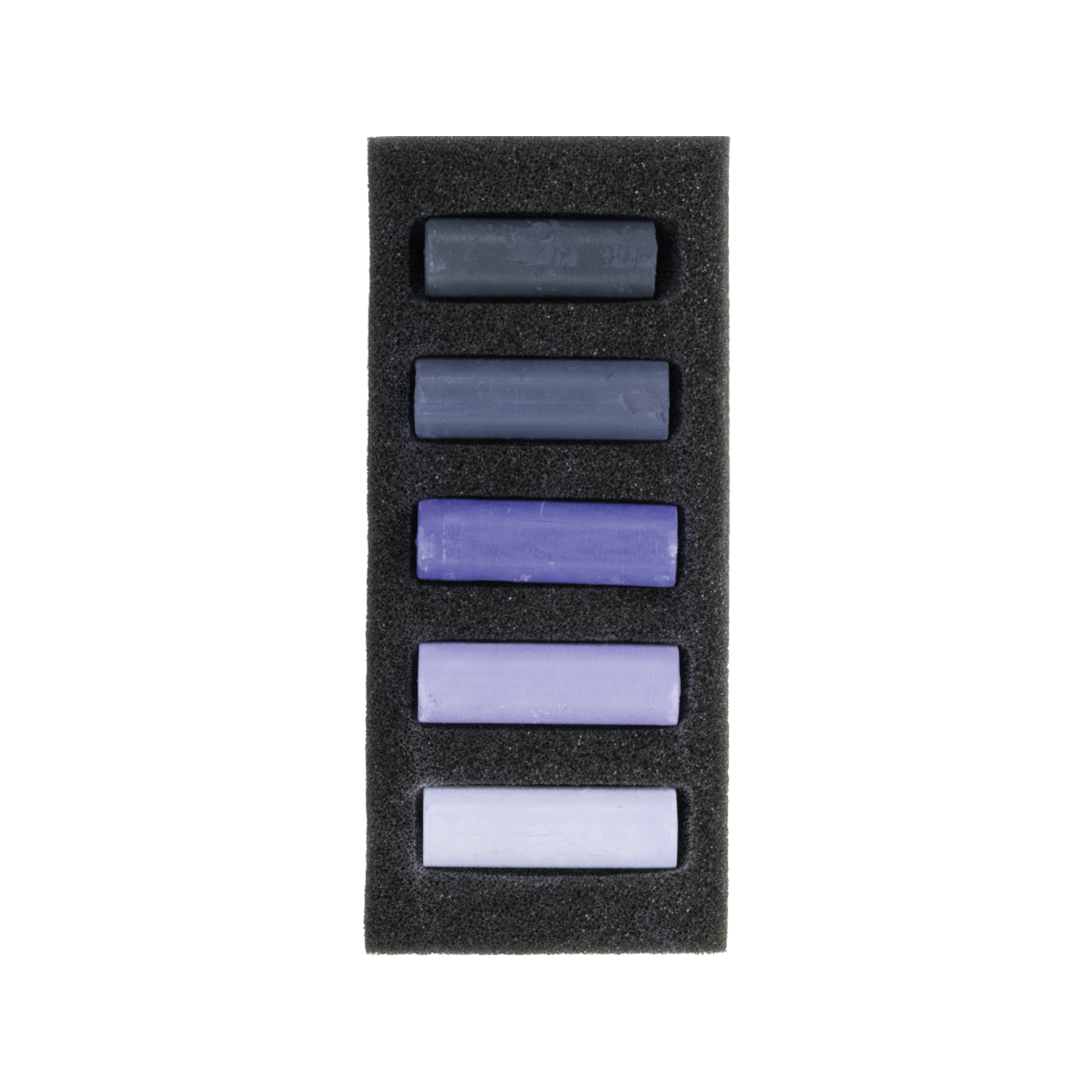 REMBRANDT SOFTPASTEL SET DEEP VIOLETS HALBE KREIDEN 5X 2