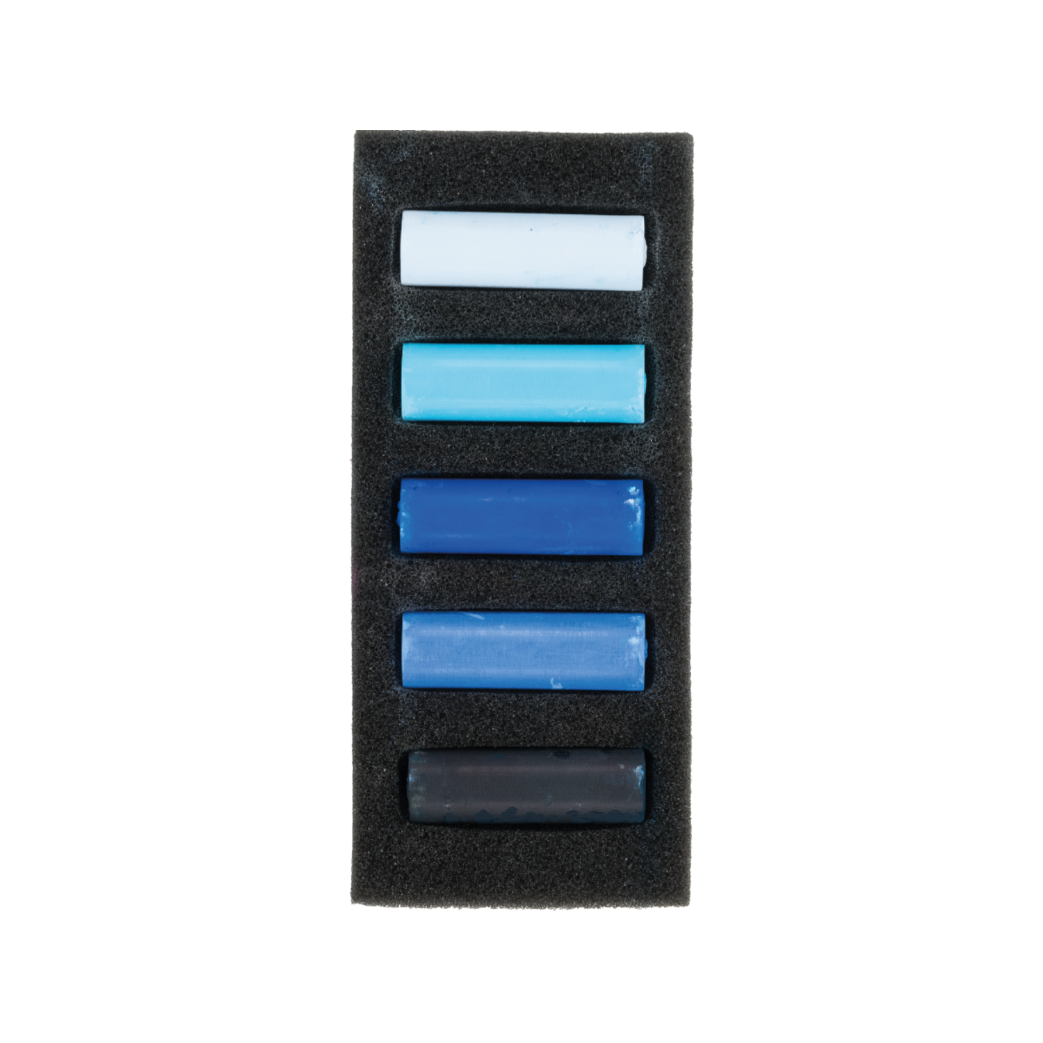 REMBRANDT SOFTPASTEL SET DEEP BLUES HALBE KREIDEN 5X 2