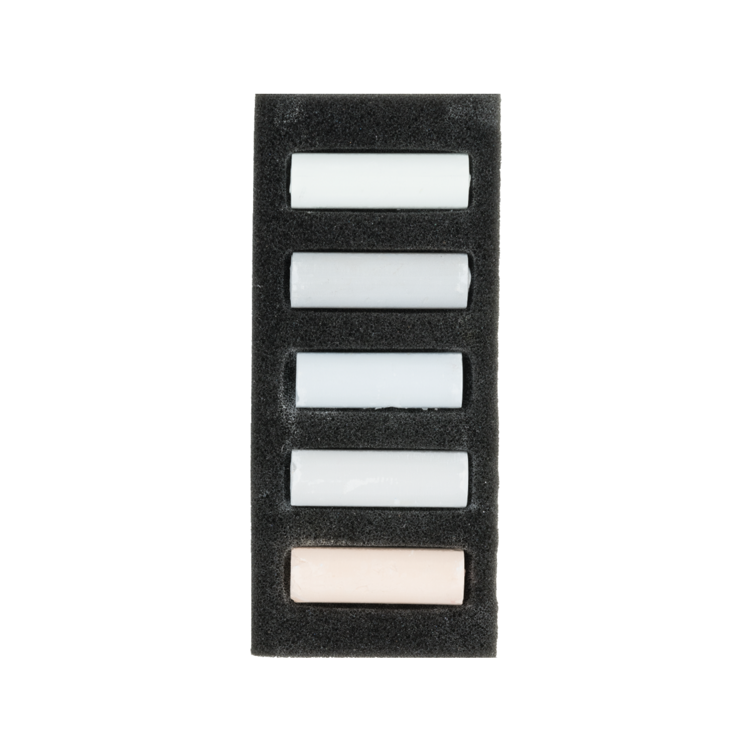 REMBRANDT SOFTPASTEL SET LIGHT GREYS HALBE KREIDEN 5X 2