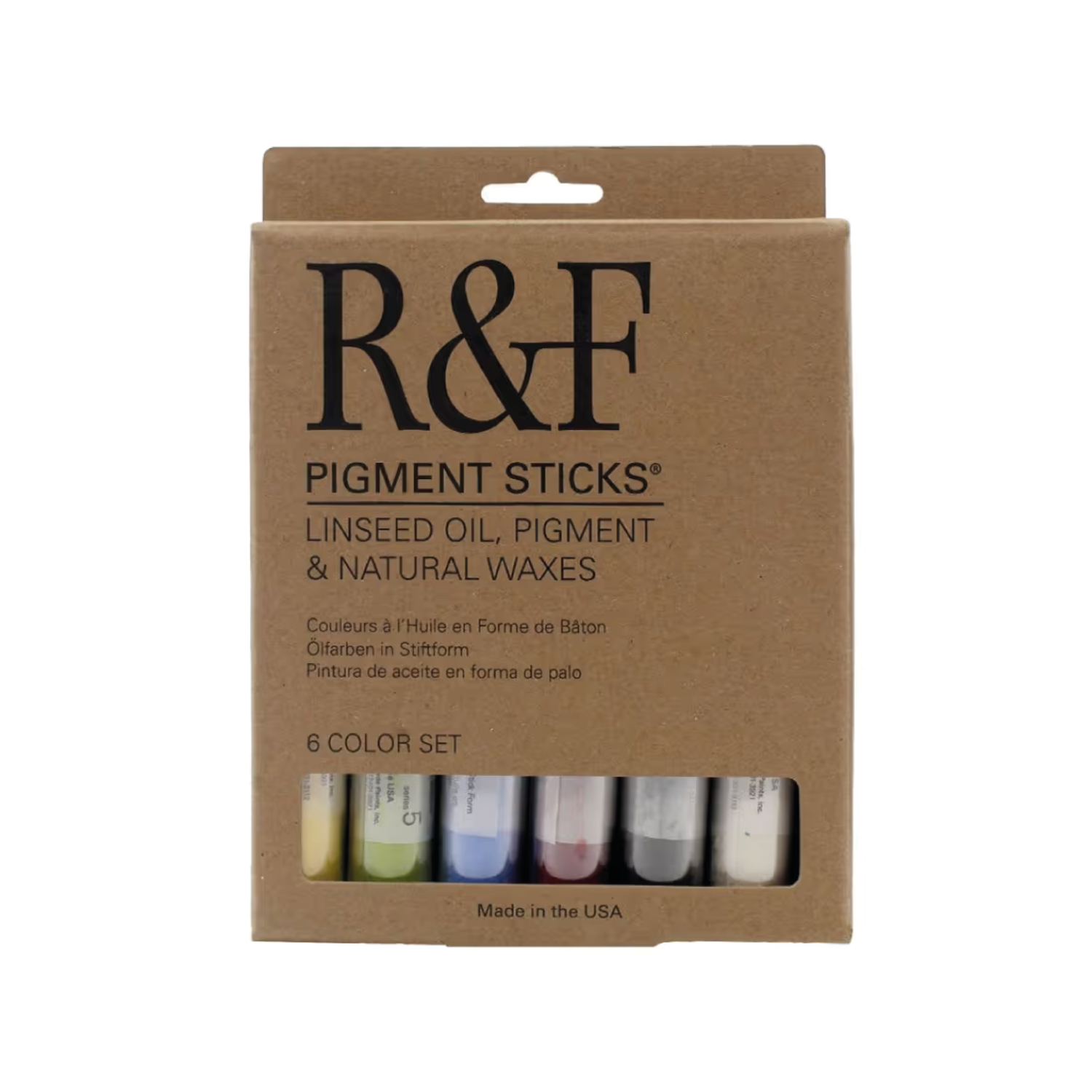 R&F PIGMENT STICK INTRODUCTORY SET 6X38ML 3