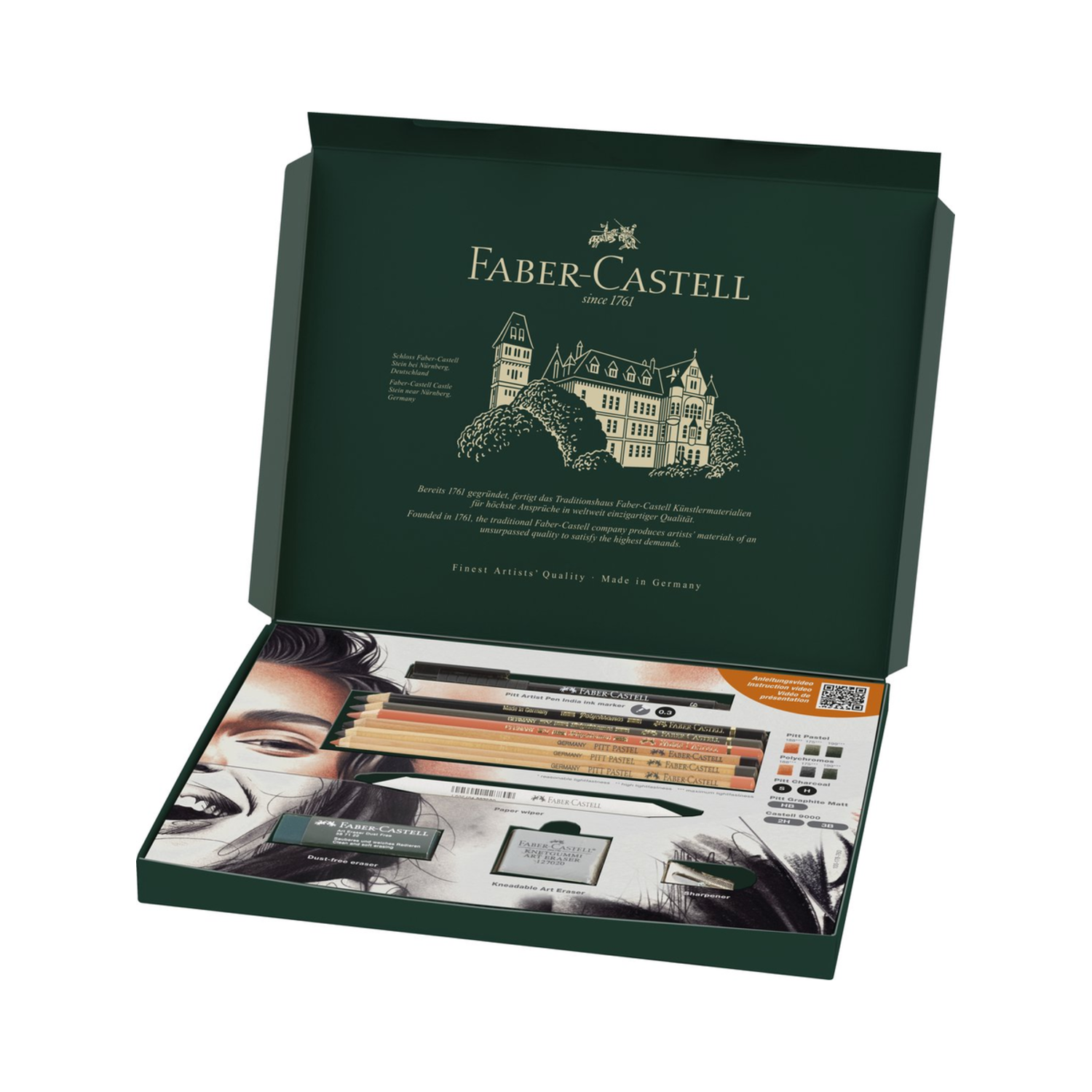 FABER-CASTELL PITT MONOCHROM DISCOVERY SET DRY ART FC-112925 2
