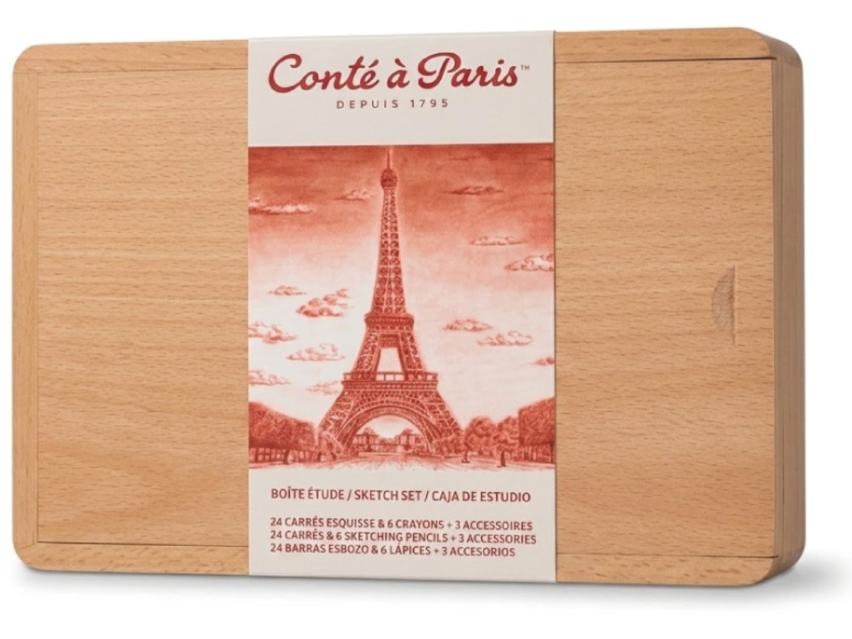 CONTÉ À PARIS CARRÉ KIST 24 STÜCK + 6 BLEISTIFT 3